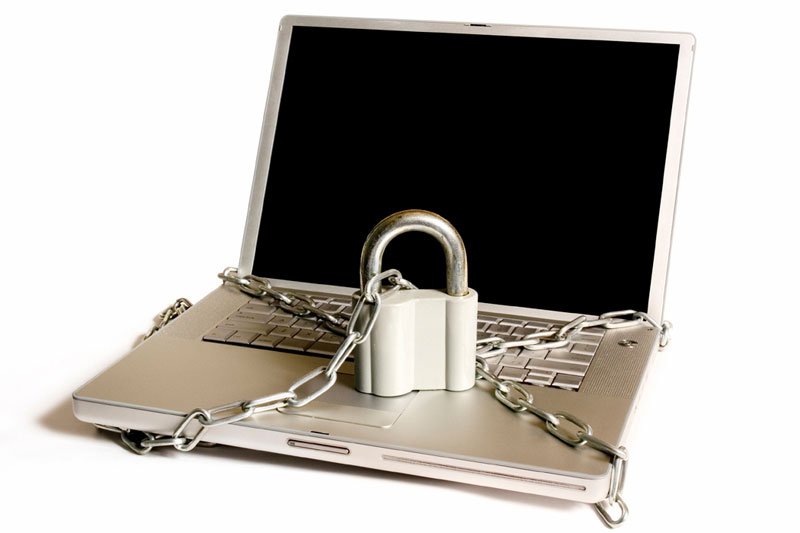 locked laptop